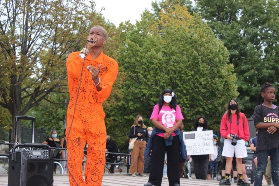 NYPD, protest, Breonna Taylor, Paperboy Prince, Maria Hernandez Park, march