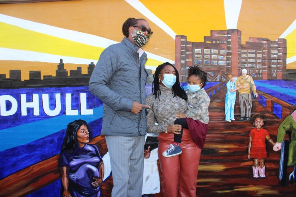 mural, woodhull hospital, imani