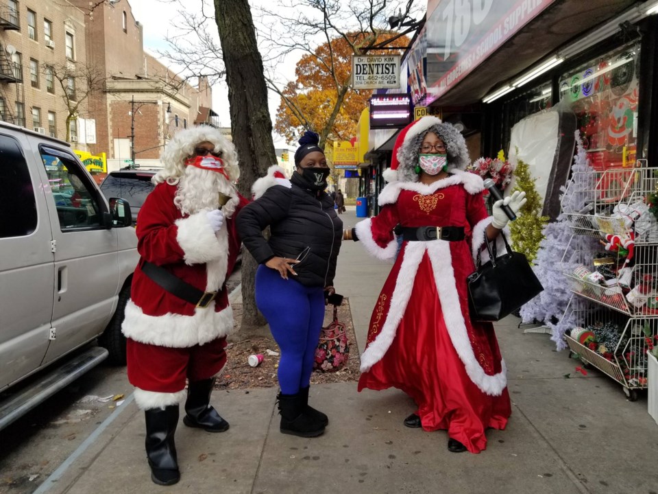 Holiday shopping Church & Flatbush Avenues