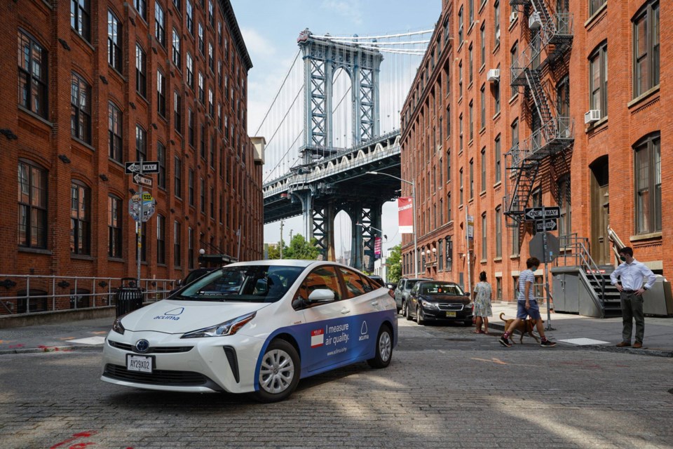 Aclima Mobile AQ Sensing Vehicle in Brooklyn_credit_Newlab