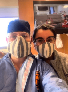 Frontline healthcare workers rocking Mercado Global masks. Photo: Provided. 