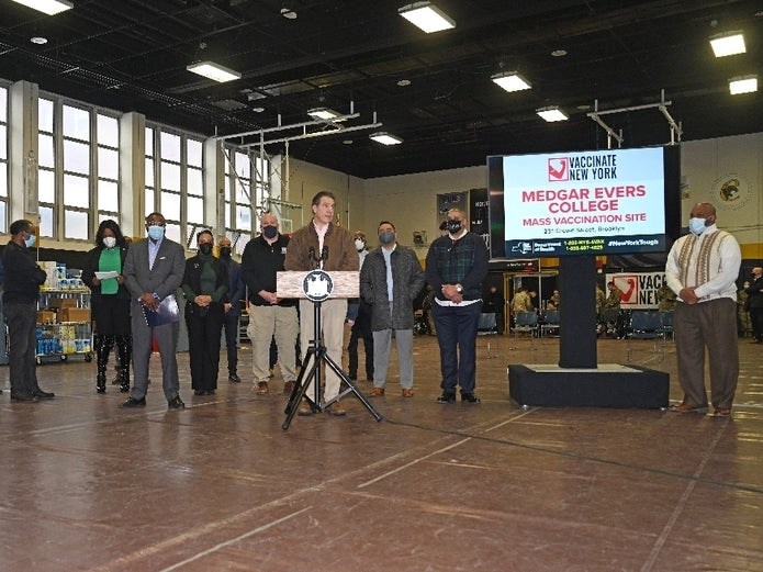 Medgar Evers Vaccine Site Open To All Eligible Brooklynites