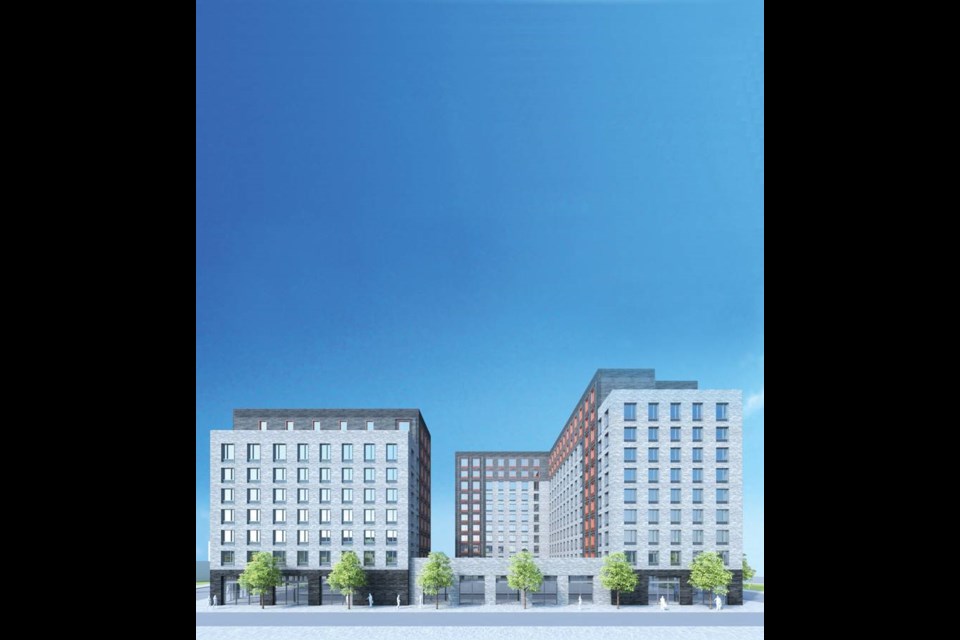 A rendering of the Ebenezer Plaza development. Photo: Ebenezer Plaza development website.