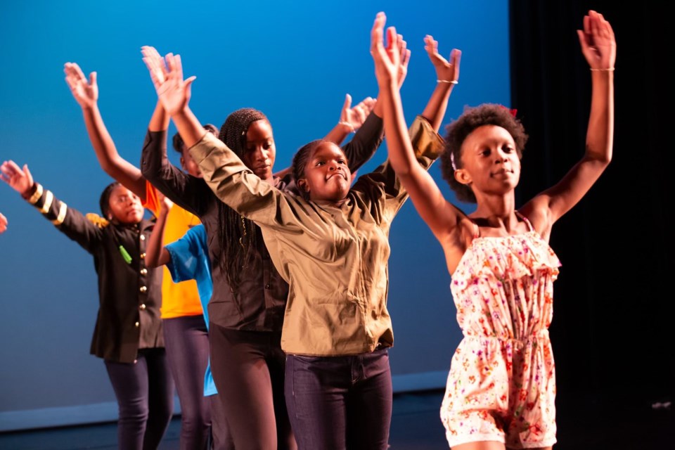 Asase Yaa youth ensemble dancers. Photo: Supplied/Asase Yaa Cultural Arts Foundation