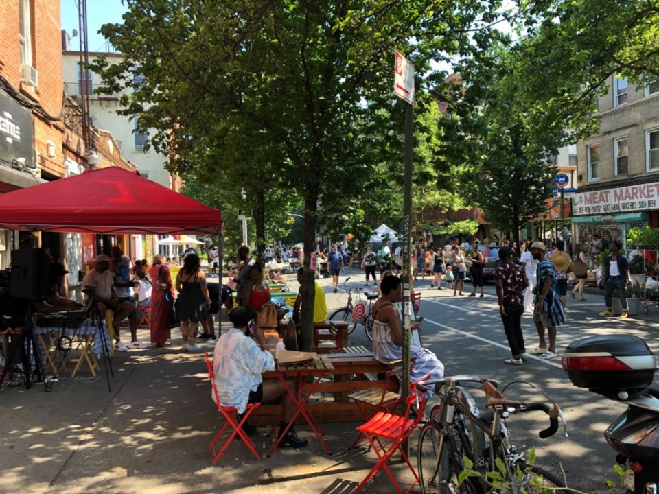 TAMA Sundays Open Streets program helped Bed-Stuy small businesses get through the pandemic. Photo: Supplied.