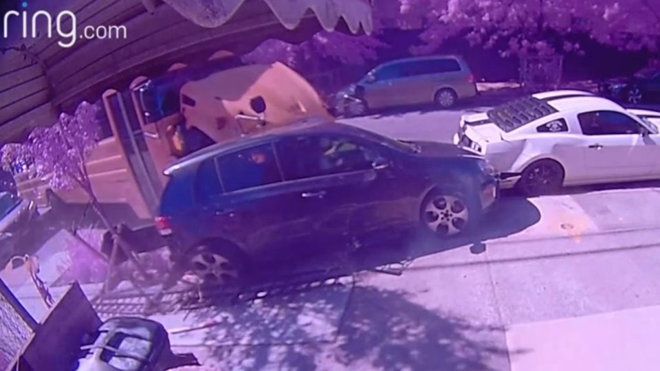 Caught On Camera: Stolen School Bus Crashes Into Cars In Brooklyn