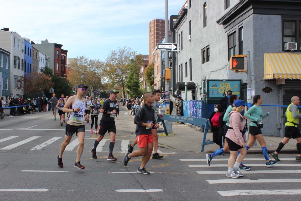 NYC Marathon 2021. Photo: Mateo Ruiz Gonzalez for BK Reader.