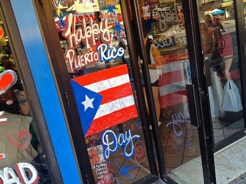 Puerto_Rican_Day_Parade_Sign_in_Sunset_Park_Window