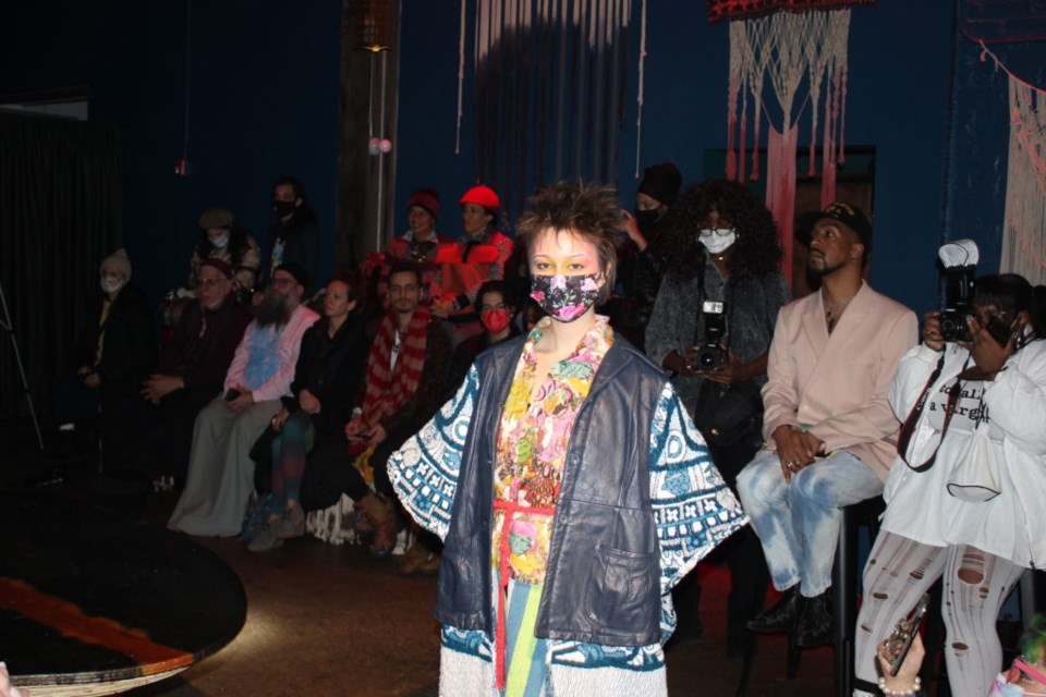 The MXA incorporates iconic Mexican and American fabrics and silhouettes. Photo: Miranda Levingston for the BK Reader.