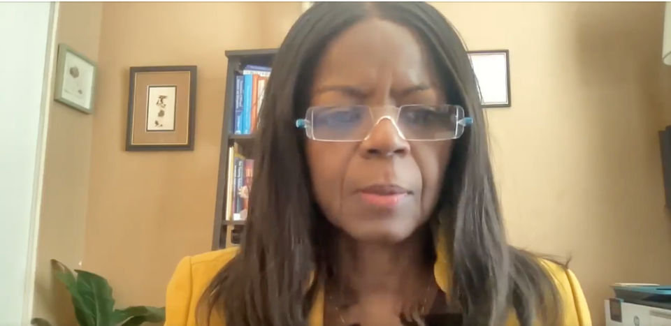 Dr. Carolyn McCaskill, Professor of Deaf Studies and Director of the Center for Black Deaf Studies at Gallaudet University.