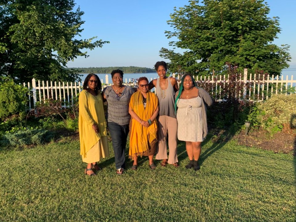 Brenda M. Greene and her colleagues at the Wild Seeds Writers Retreat, July 2019. Photo: provided.