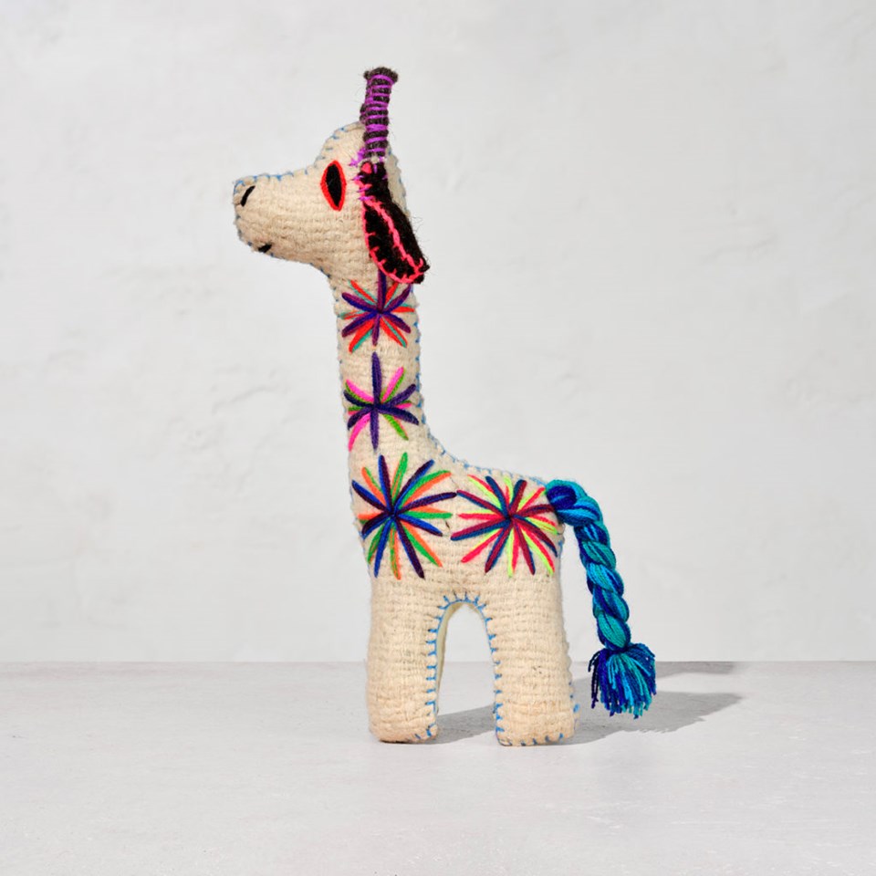 Mexico in My Pocket Wool Giraffe