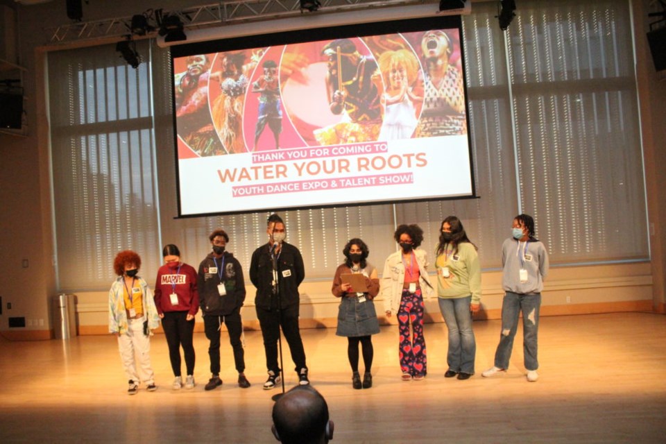 The BIAC cohort at the DanceAfrica event they coordinated. Photo: Courtesy of Cynthia Tate.