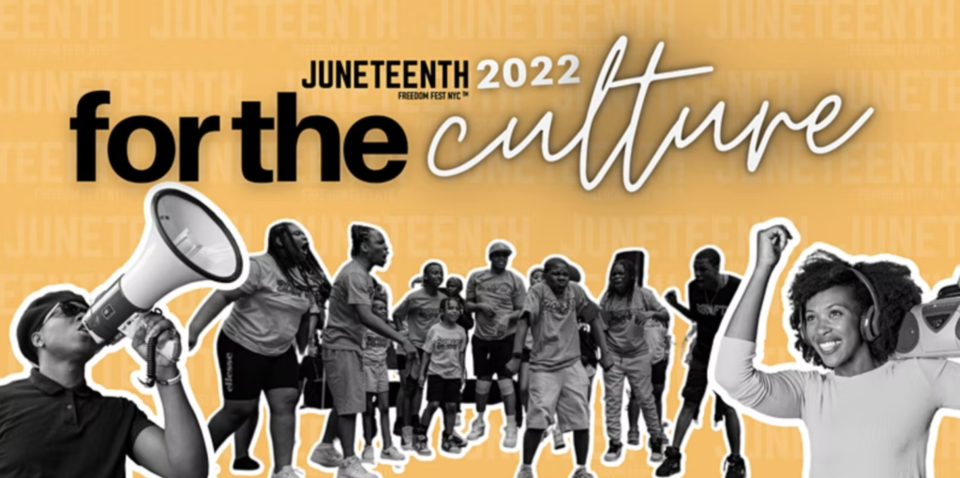 Juneteenth Freedom Fest 2022 flyer.