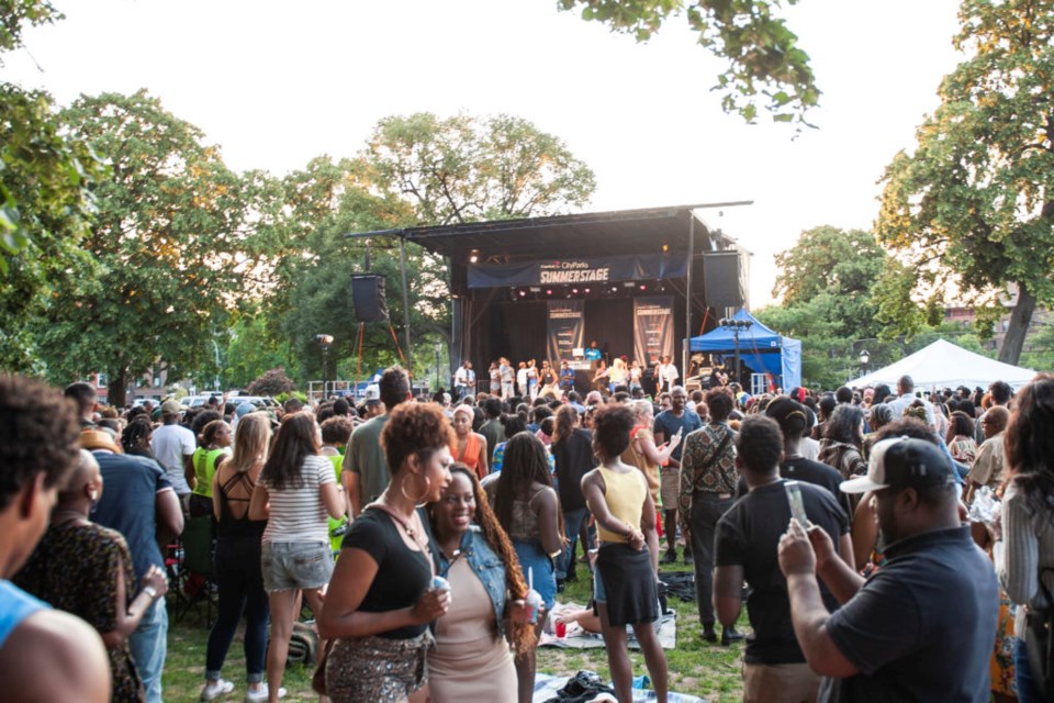 A SummerStage performance in Brooklyn by group Everyday People last summer. Photo: provided. 
