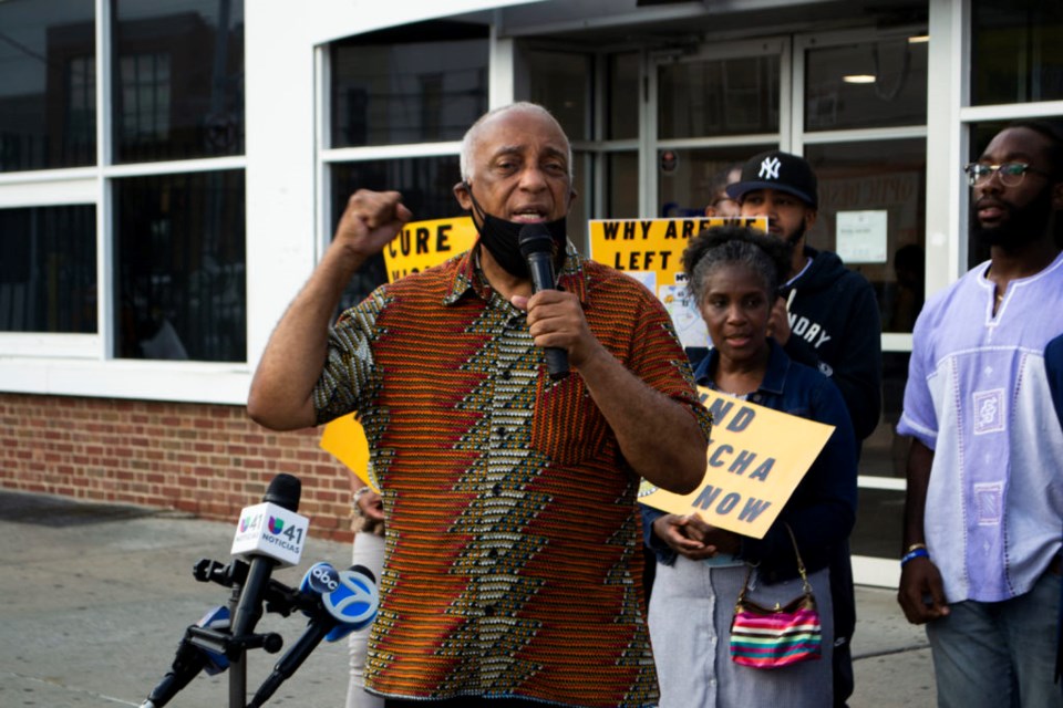 Councilman Charles Barron speaks