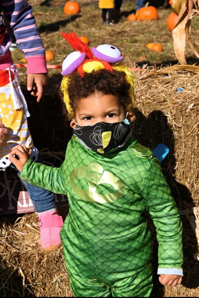 Child in costume at Elite Learner's Halloween party 2021. Photo: Provided/Elite Learners.
