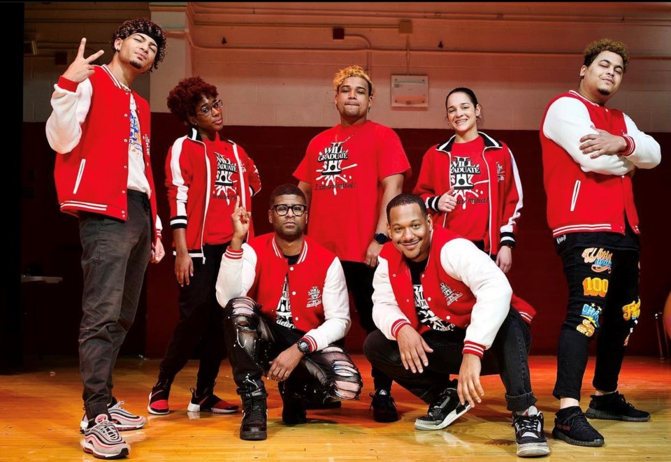 The I Will Graduate Pep Squad in full effect. Photo: Courtesy of IWG.