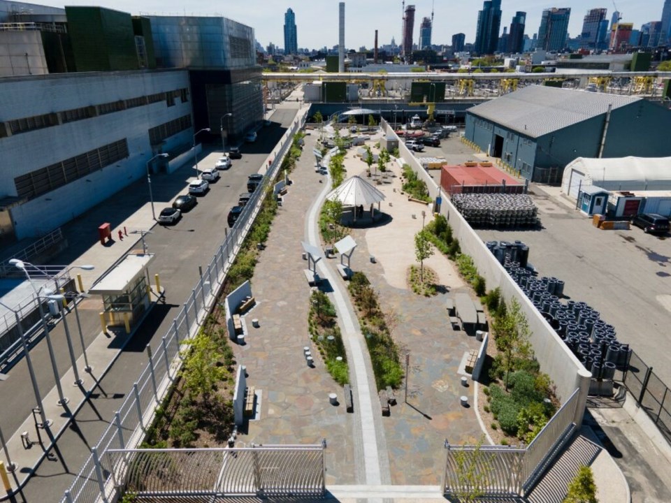 A bird's eye view of the park. Photo: provided by the DEP.