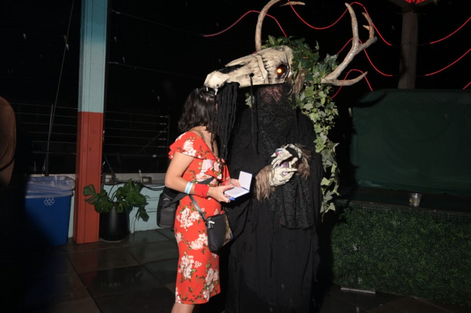 JD Fontanella attends Halloween at Elsewhere. Photo: Jonathan Mora for the BK Reader.