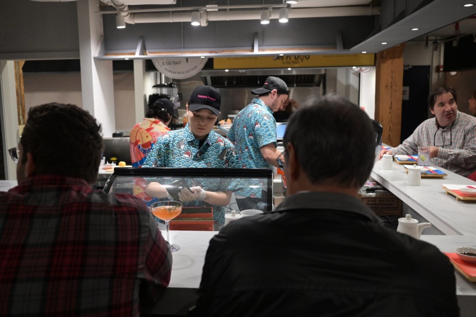 Temakase handroll bar. Photo: Jonathan Mora for the BK Reader.