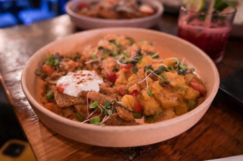 Traditional Ethiopian breakfast. Photo: Jonathan Mora for the BK Reader. 