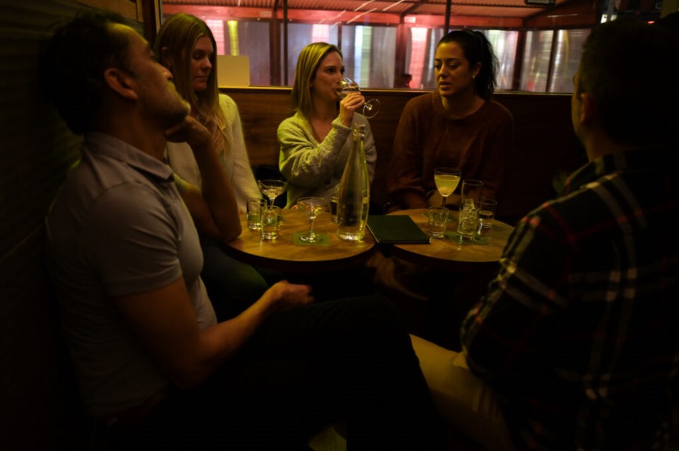 Guests at Bar Goto Niban.  Photo: Jonathan Mora for the BK Reader.