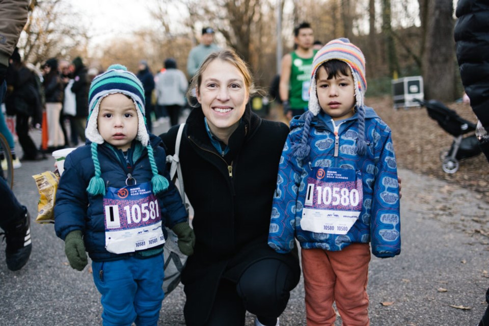 The Frosty 5K and RNYRR race was held in Prospect Park. 
Photo: Provided/ NYRR and Da Ping Luo.