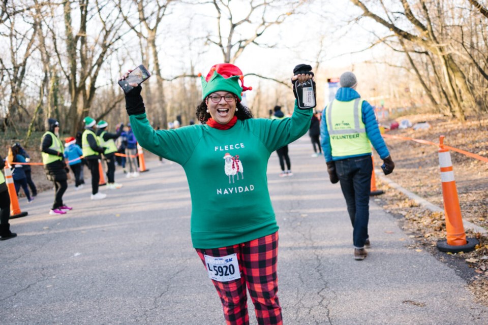 Spirits were high on race day in Prospect Park. 
Photo: Provided/ NYRR and Da Ping Luo.