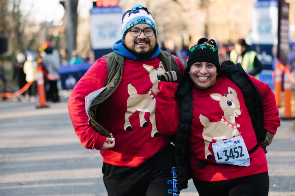 Festive runners. Photo: Provided/ NYRR and Da Ping Luo.