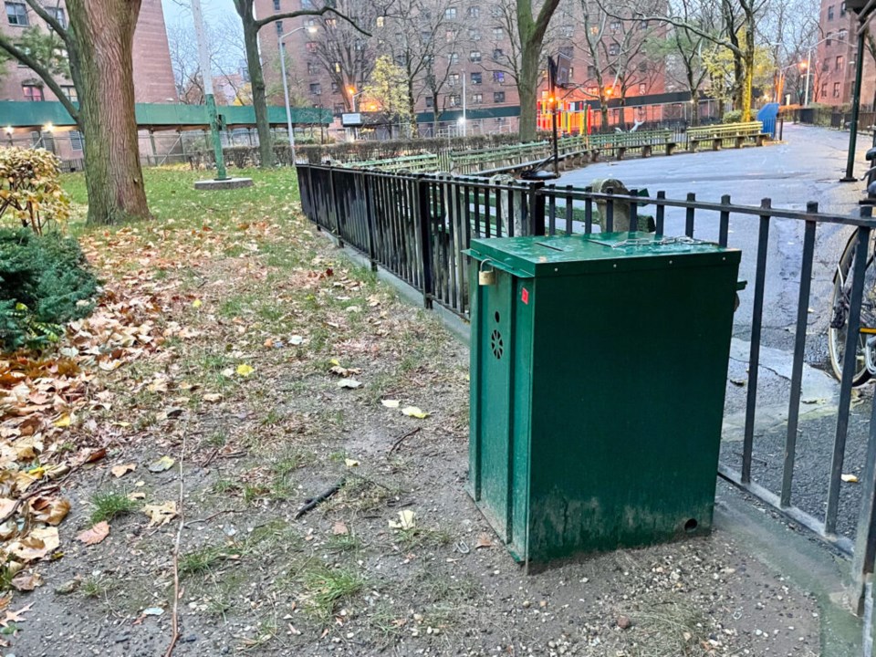 The rat boxes. Photo: Jessy Edwards for BK Reader.