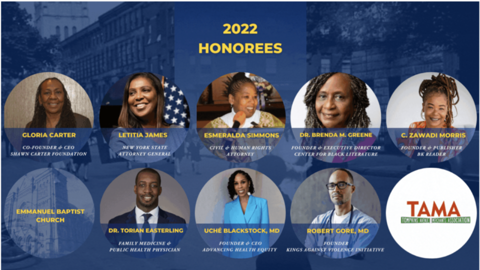 2022 Honorees. Photo: Provided/Brooklyn NAACP.