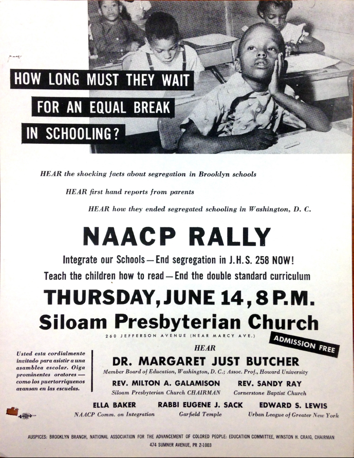 NAACP school integration rally