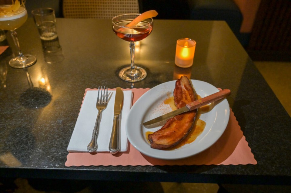 Three Maples bacon. Photo: Jonathan Mora for BK Reader.