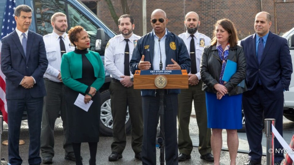 A $10 million grant is allowing New York City to take substantial steps towards an all-electric vehicle fleet. Photo: Provided/DOT.
