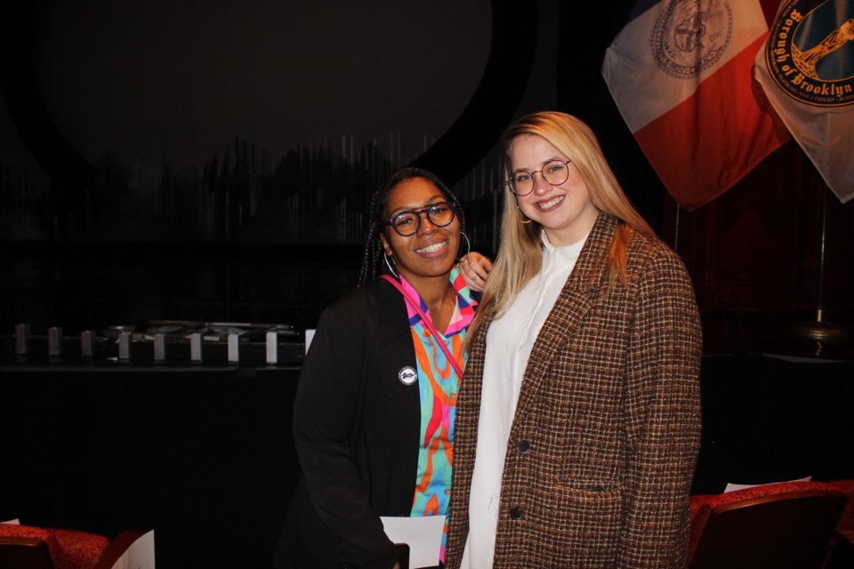 District leaders Shaquana Boykin and Jacqui Painter. Photo: Miranda Levingston for BK Reader.