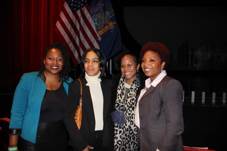 Brooklyn Council Member Mercedes Narcisse and some of her coluegues. Photo: Miranda Levingston for BK Reader