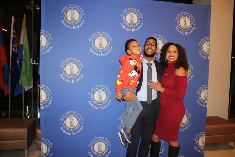 Antonio Reynoso and his family, Alejandro and Iliana. Photo: Miranda Levingston for BK Reader.