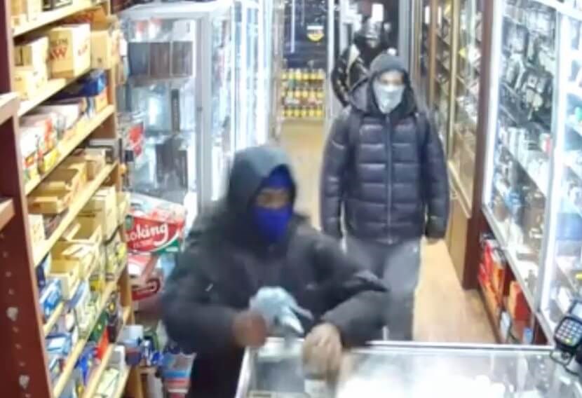 SEE IT: Brooklyn vape store robbers pilfer shop at gunpoint