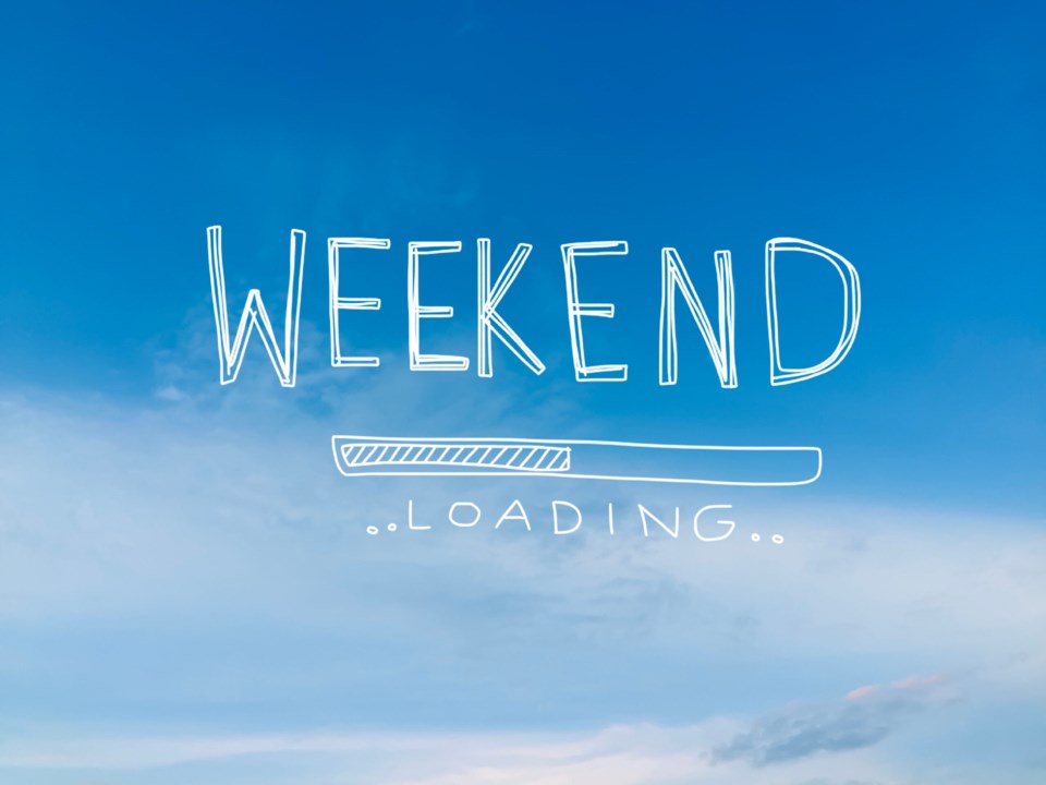 Weekend, Loading,Word,On,Beautiful,Blue,Sky,And,Cloud