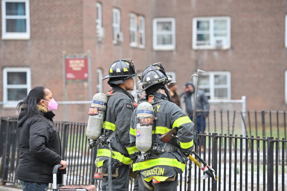 Fire at Brooklyn NYCHA complex injures two people: FDNY