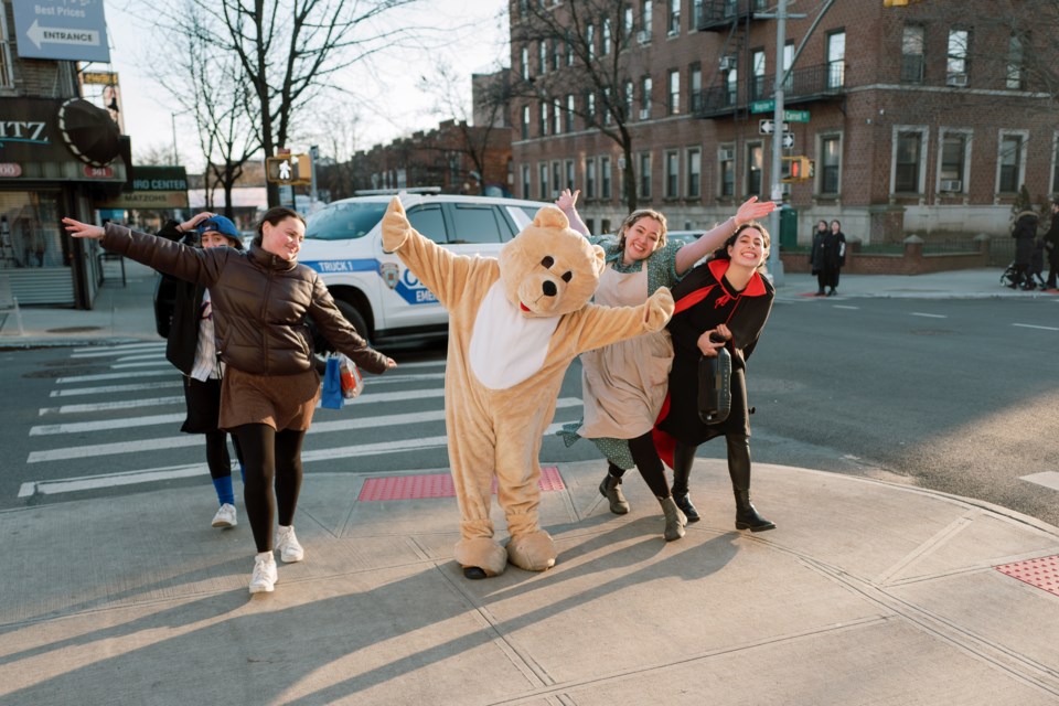 Crown Heights residents celebrate Purim