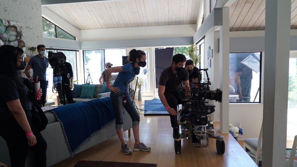 Filming inside a home