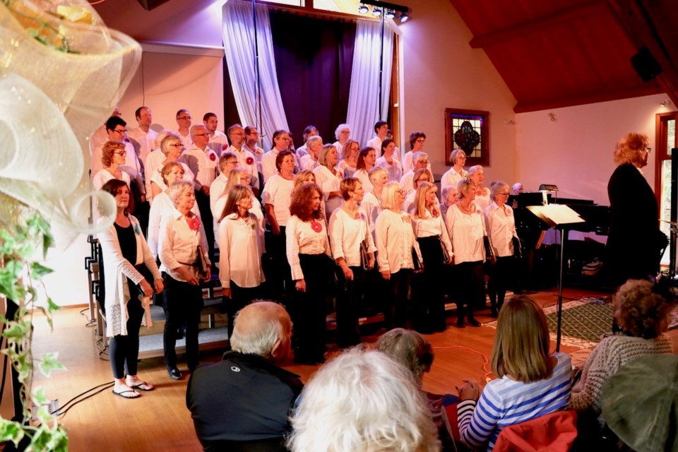 Bowen Island Community Choir in 2019