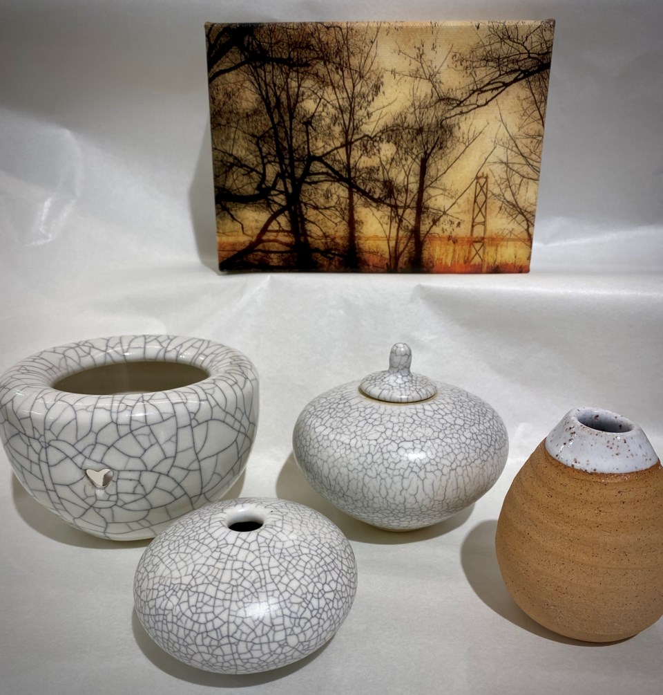  Pottery by Babette Degan, Giclee prints by Jacqueline Massey 