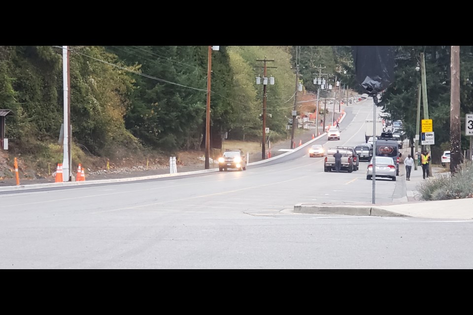 Drivers wasted little time returning to the curb lane which has been closed since the summer.