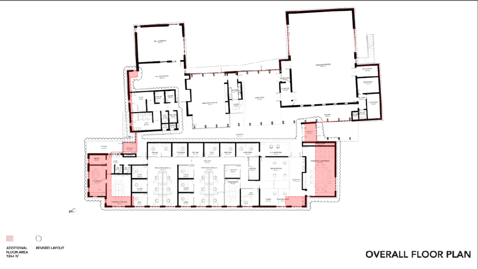 community centre revised layout