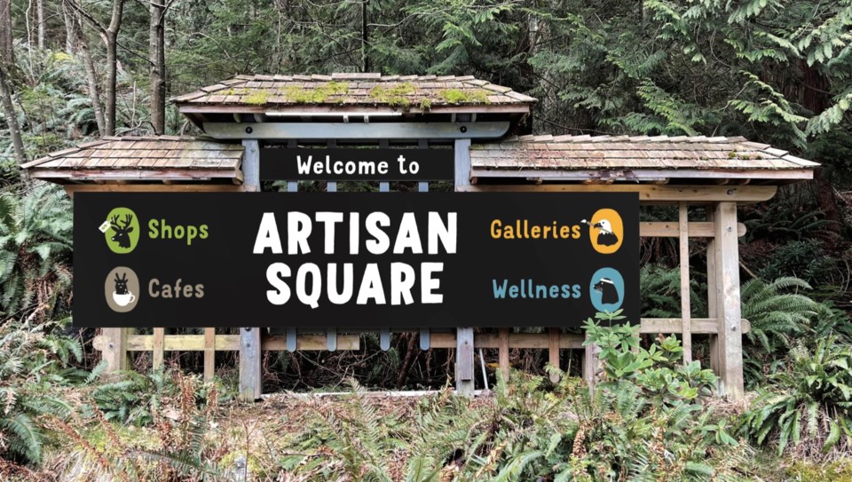 Artisan Square Bowen brand sign