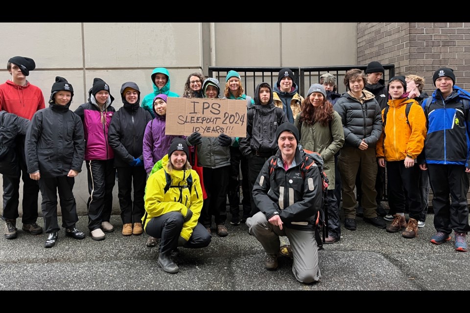 Island Pacific School held their 10th Sleep Out on February 28.