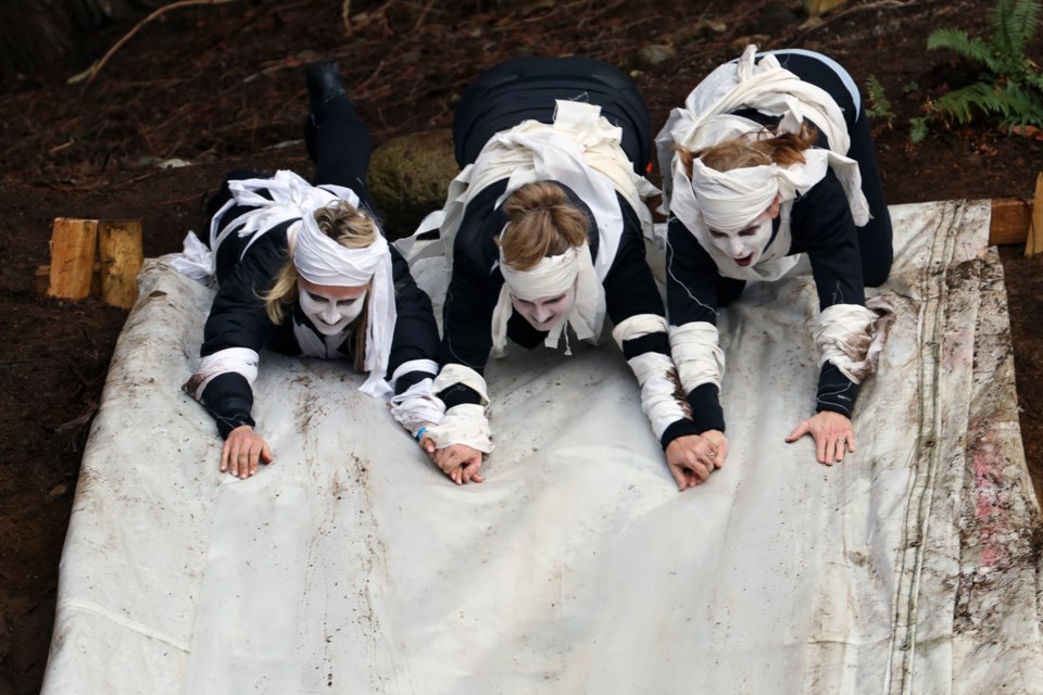 Scenes from the Madness Mudder's first edition last year. Due to the timing of the event, Halloween costumes are strongly encouraged. 